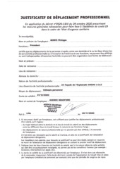 Attestation Esplanade